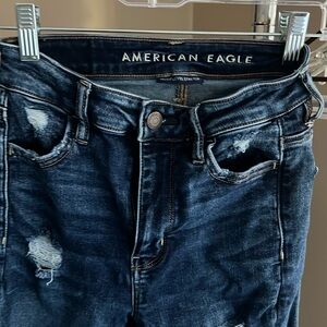 American Eagle super high rise jegging size 0